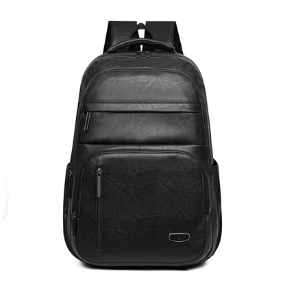 Leather Backpack for Men ⎜ Robust Business Backpack with Plenty of Storage Space for Work and Travelling