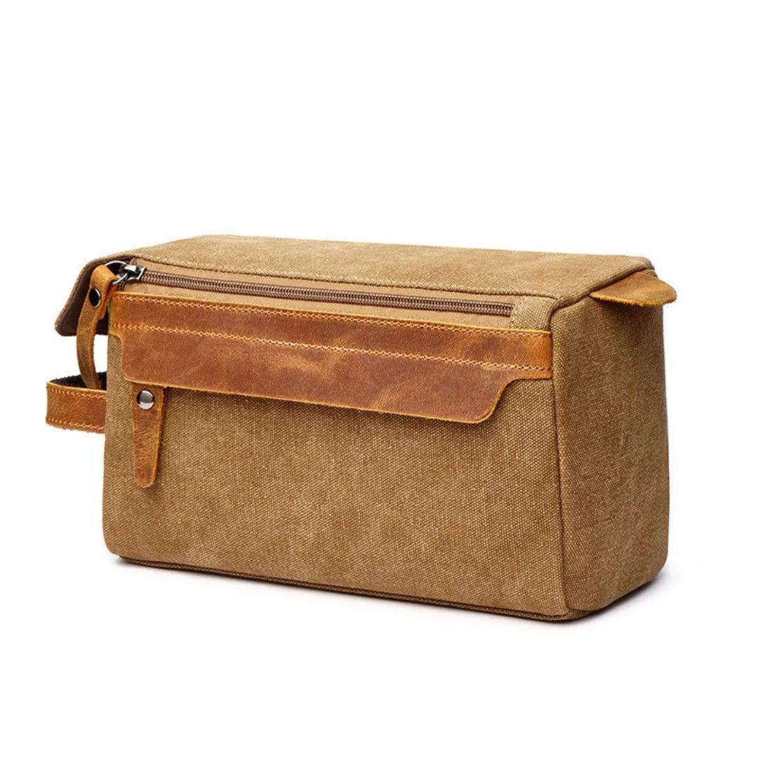 Culture Bag for Men ⎜ Robust Travel Bag with Large Capacity and Practical Zip Compartment