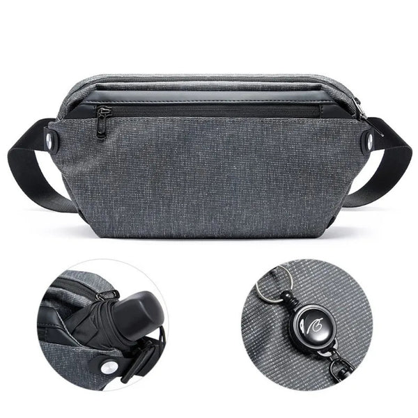 Shoulder Bag for Men ⎜ Sporty Design with Water - Repellent Material and Adjustable Shoulder Strap