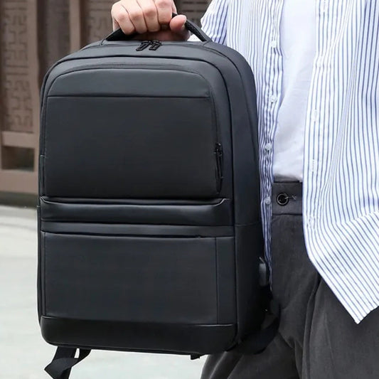 Waterproof Backpack for Men ⎜ Large Practical Laptop and Travel Carrier with Plenty of Storage Space