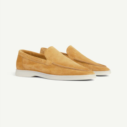 Men's Slip - on Moccasins ⎜ Comfortable Suede Casual Shoes for Summer