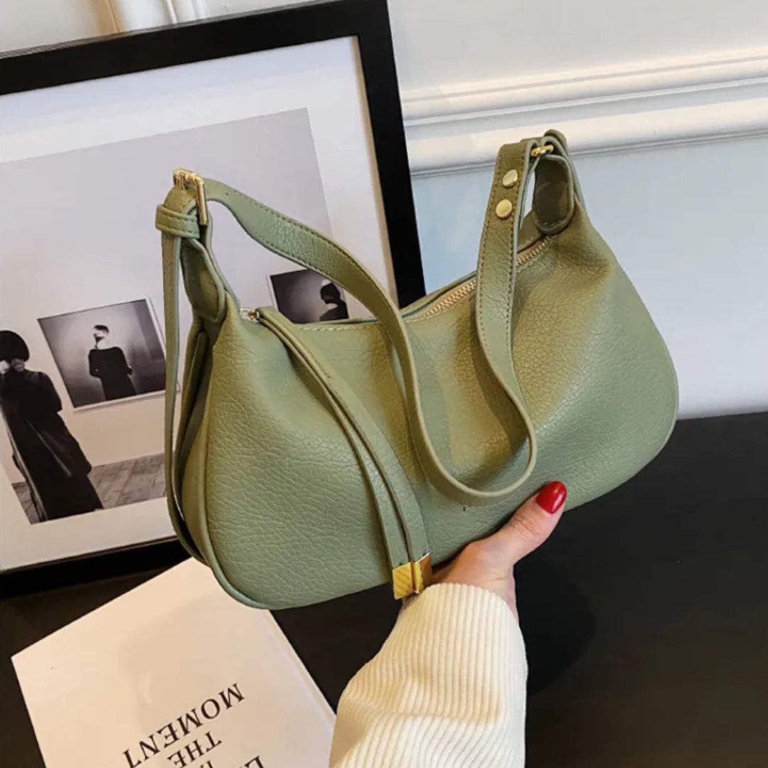 Fashionable Shoulder Bag for Women ⎜ Simple Shoulder Bag in Dumpling Design with Adjustable Strap