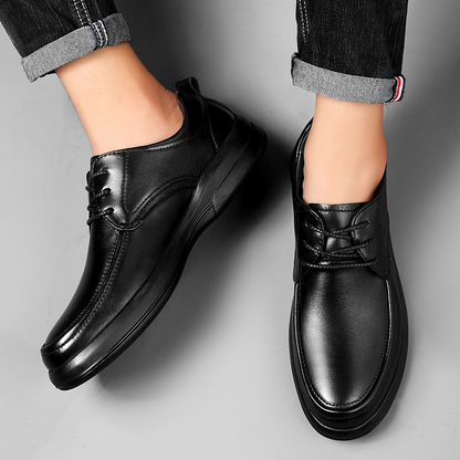 Men's Leather Shoes ⎜ Comfortable Lace - Up Shoes in a Business Design with a Soft Sole for Everyday Wear