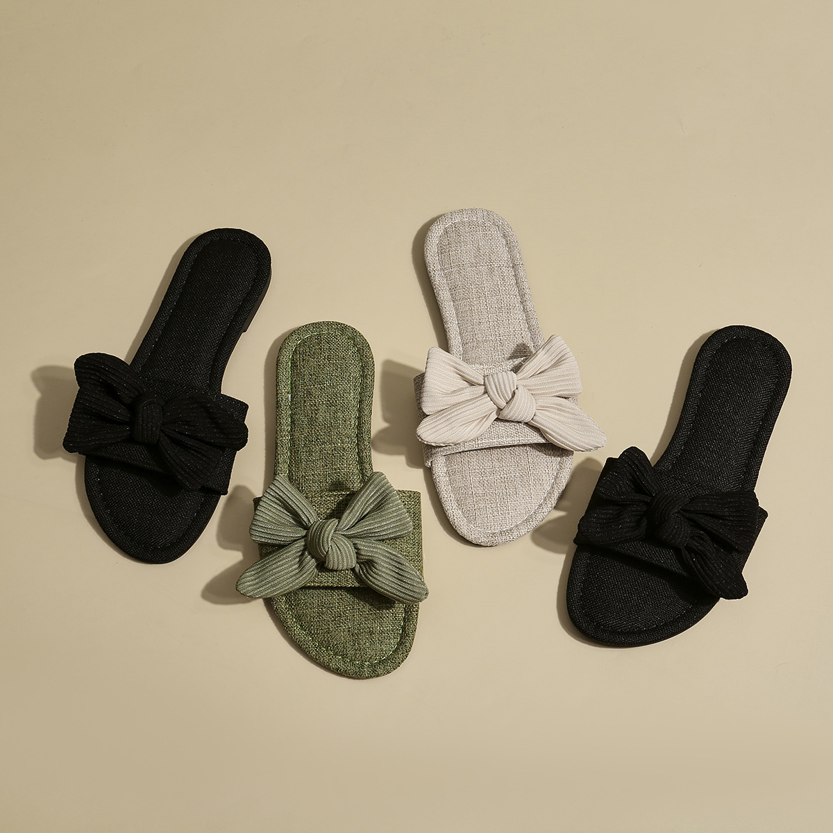 Comfortable Sandals for Women ⎜ Soft Soles with a Bow Design for Relaxed Comfort