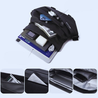 Shoulder Bag for Men ⎜ Modern Design with Robust Structure and Practical Flap Fastening