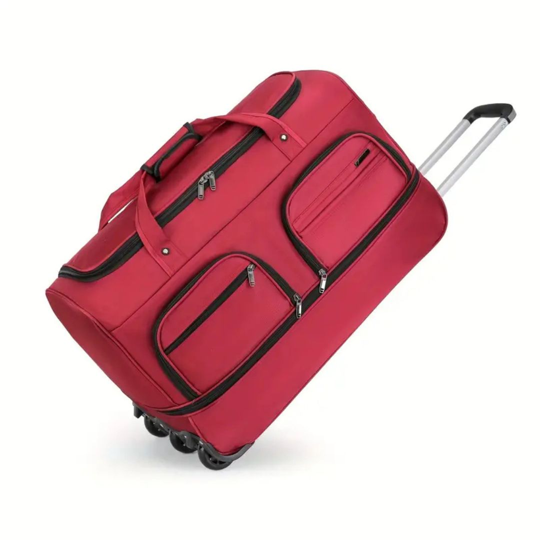 Travel Bag with Wheels ⎜ Large Capacity and Multifunctional Design for Flexible Storage Space