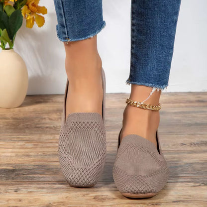 Loafers for Women ⎜ Comfortable Flats Made From Breathable Fabric with a Modern Design and Flat Sole