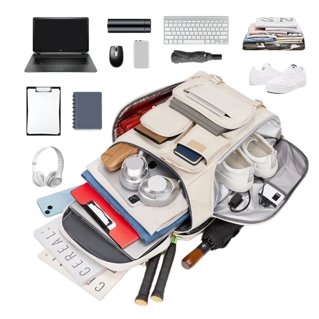 Large Backpack for Men ⎜ Versatile Travel and Leisure Carrier with Practical Compartments