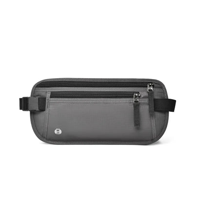 Rfid Bum Bag for Travelling ⎜ Flat Design with Concealed Compartment for Passport  Money and Smartphone