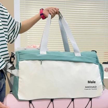 Sports Bag for Men ⎜ Lightweight Fitness and Travel Bag with Large Main Compartment and Separate Shoe Compartment