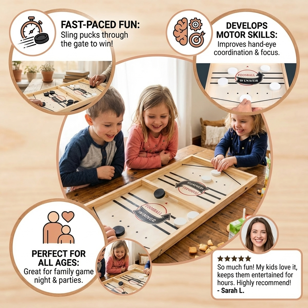 Wooden Sling Shot Chess board game