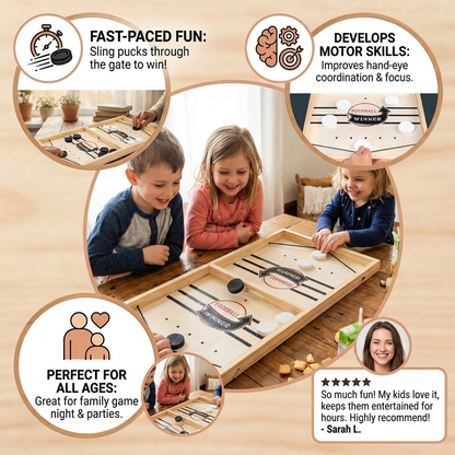 Wooden Sling Shot Chess board game