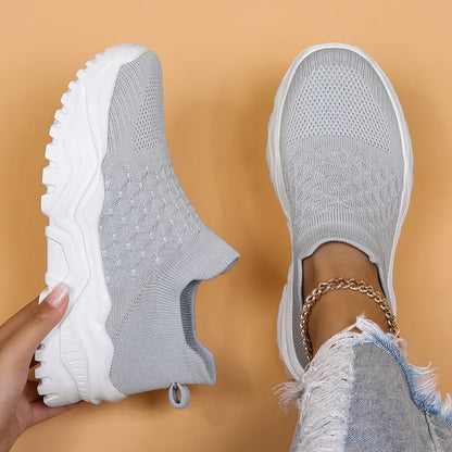 Slip - on Trainers for Women ⎜ Comfortable Shoes with a Breathable Design for Everyday Wear and Comfort