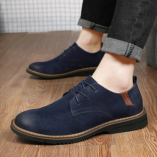 Men's Lace - Up Shoes ⎜ Comfortable Leather Shoes in a Casual Style for Spring and Everyday Wear