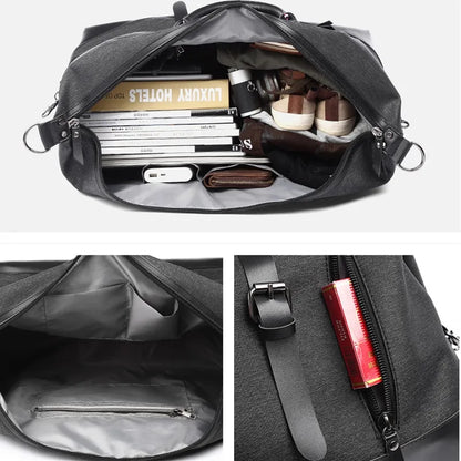 Travel Bag ⎜ Water - Repellent Weekender Bag with Large Storage Space