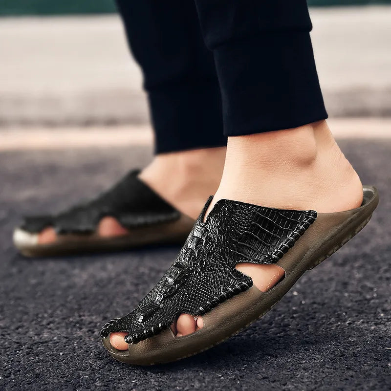Closed Toe Slip - on Shoes for Men ⎜ Comfortable Casual Shoes for Outdoor Activities