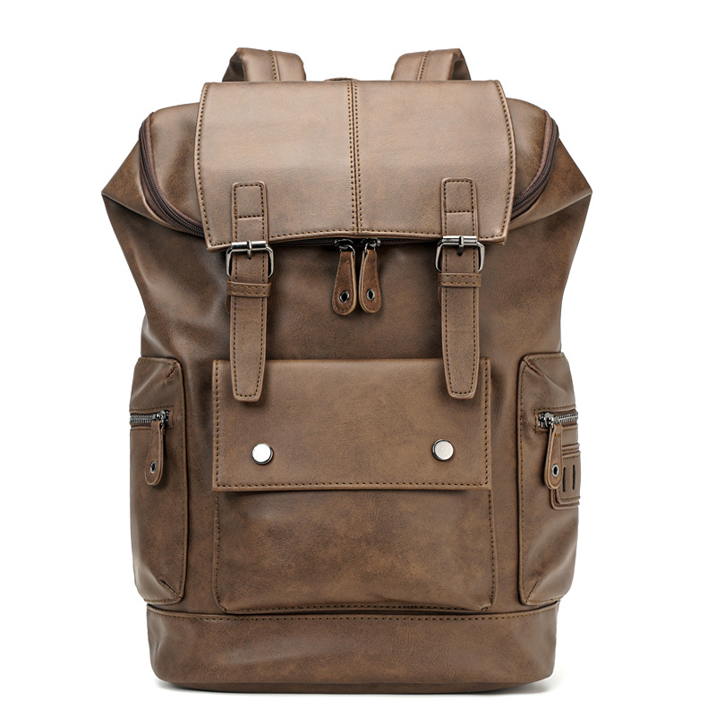 Retro Backpack for Men ⎜ Spacious Leather Backpack in a Casual Design for Everyday Life and Leisure