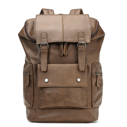 Retro Backpack for Men ⎜ Spacious Leather Backpack in a Casual Design for Everyday Life and Leisure