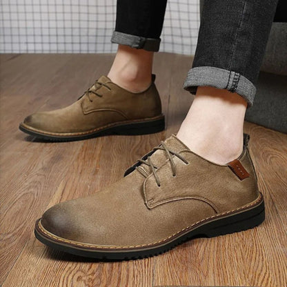 Men's Lace - Up Shoes ⎜ Comfortable Leather Shoes in a Casual Style for Spring and Everyday Wear