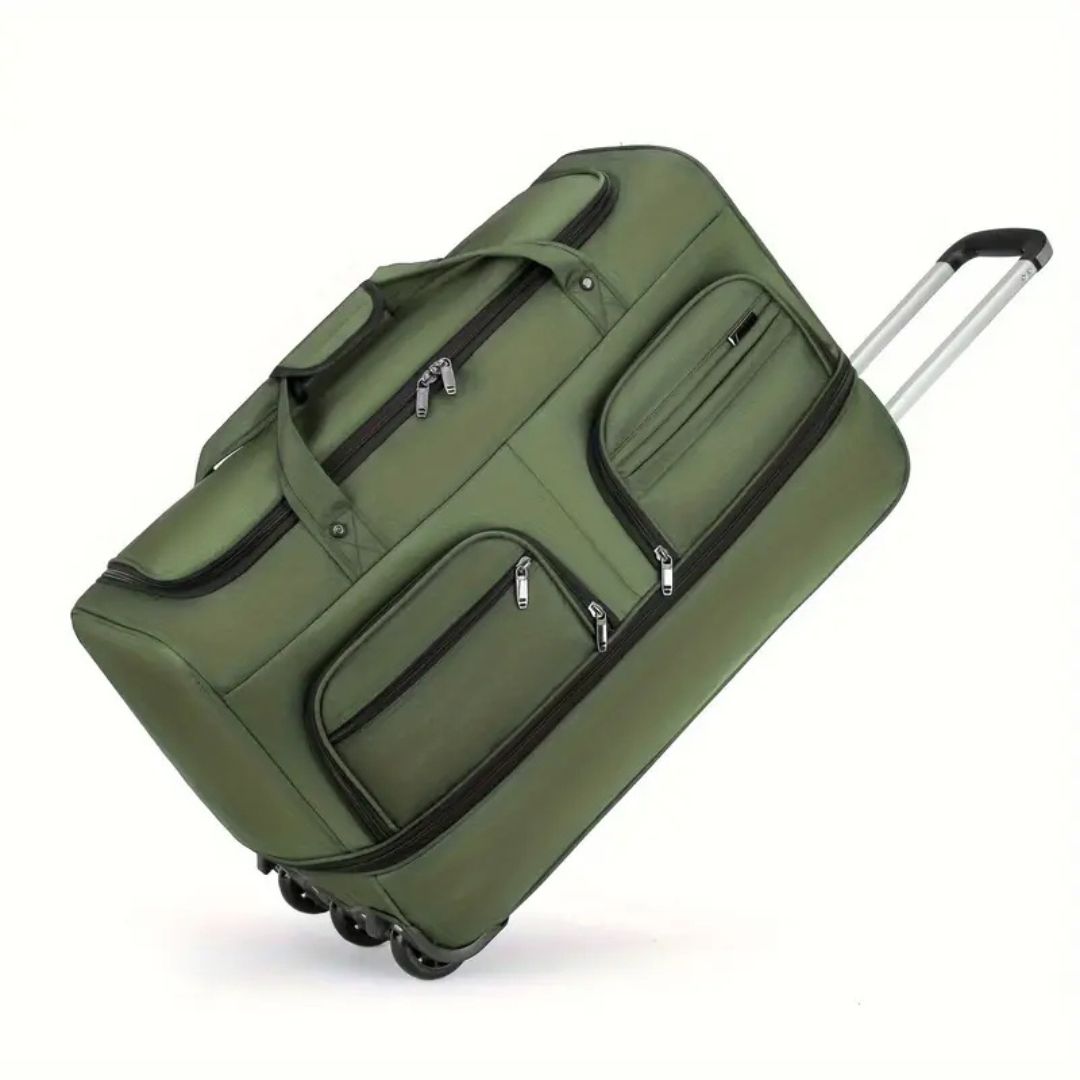 Travel Bag with Wheels ⎜ Large Capacity and Multifunctional Design for Flexible Storage Space
