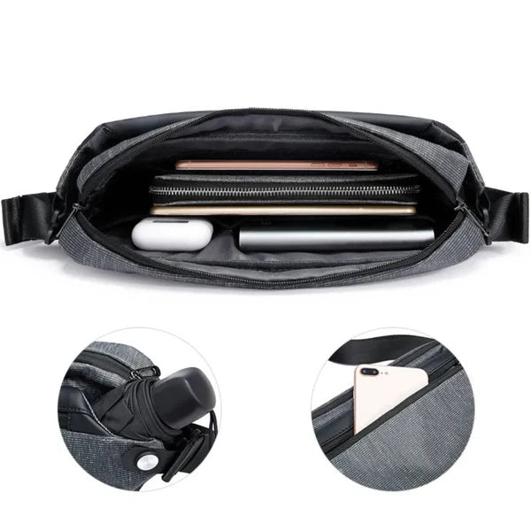 Shoulder Bag for Men ⎜ Sporty Design with Water - Repellent Material and Adjustable Shoulder Strap