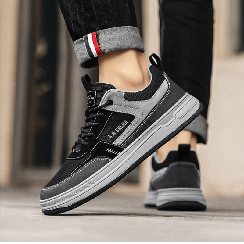 Men's Sneakers ⎜ Fashionable Leather Casual Shoes for Spring in Retro Style