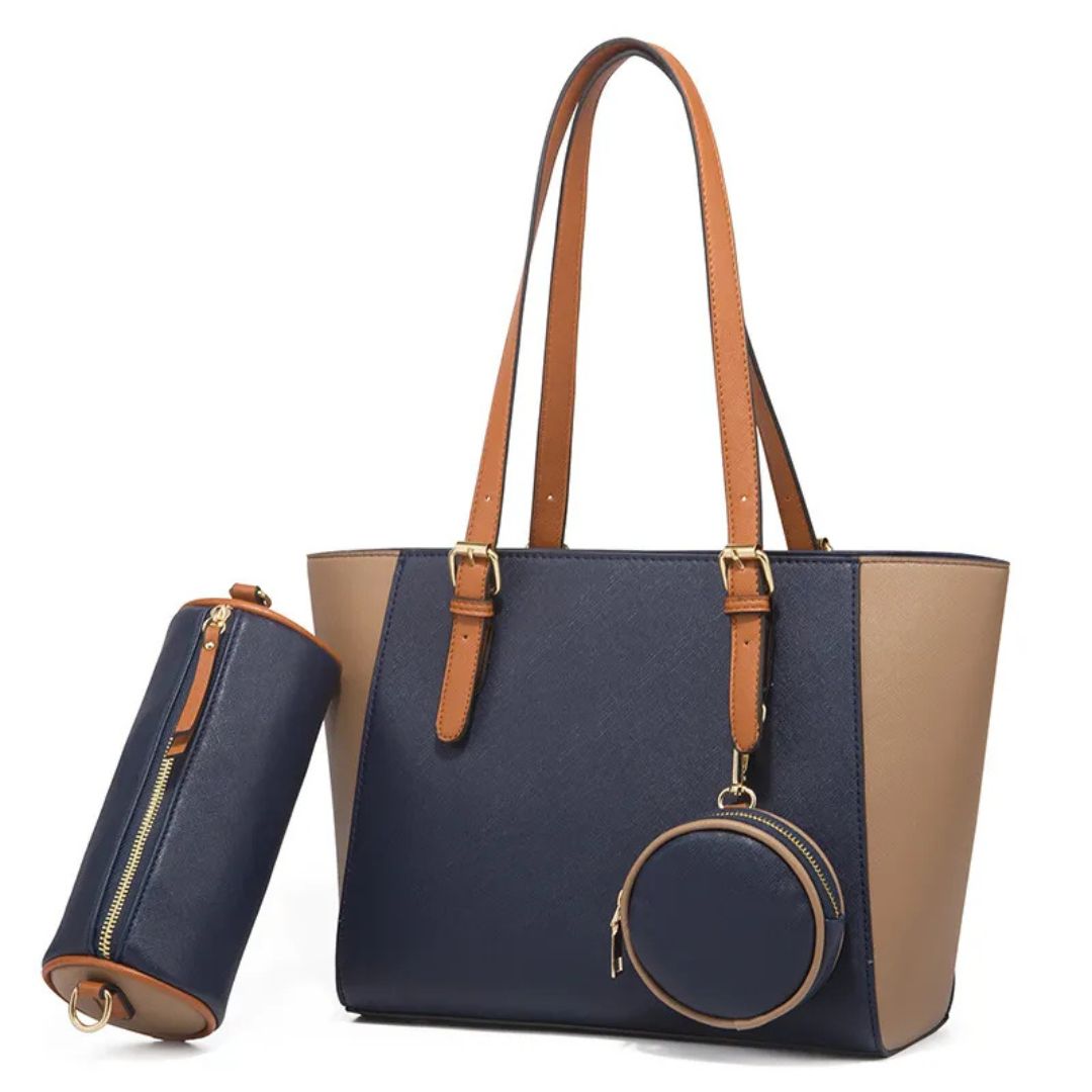 Three - in - One Handbag ⎜ Stylish Bag with Plenty of Storage Space and Accessories