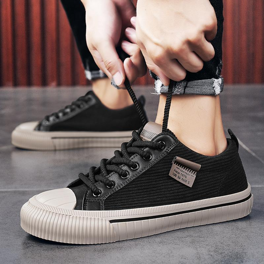 Men's Trainers ⎜ Comfortable Low - Top Shoes Made From Corduroy for a Casual Leisure Look