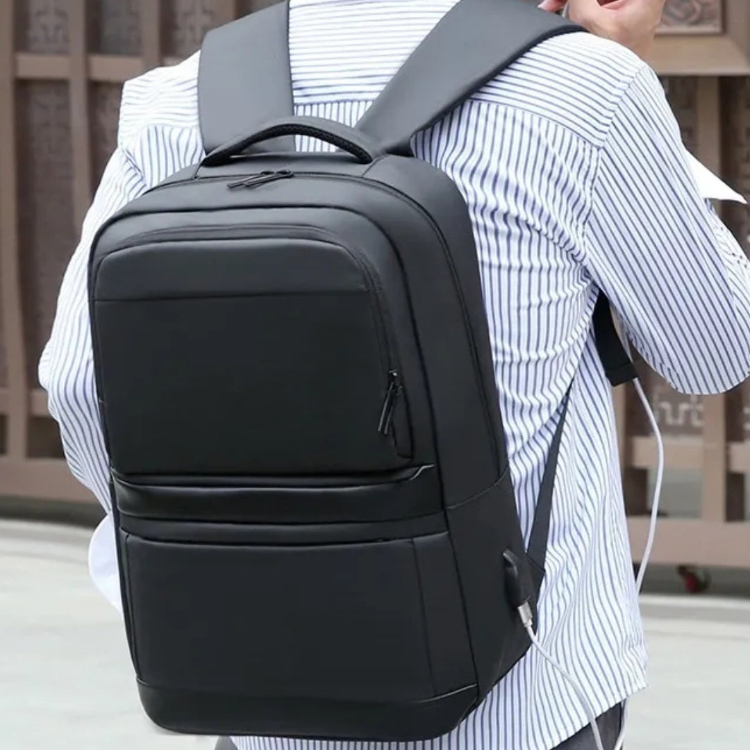 Waterproof Backpack for Men ⎜ Large Practical Laptop and Travel Carrier with Plenty of Storage Space