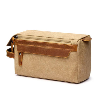 Culture Bag for Men ⎜ Robust Travel Bag with Large Capacity and Practical Zip Compartment
