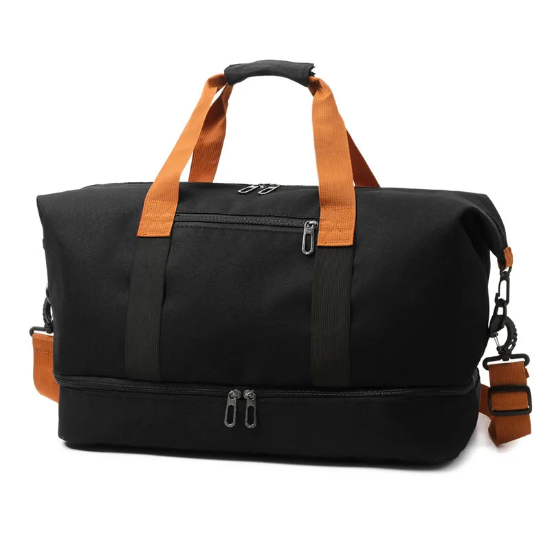 Sports Bag for Men and Women ⎜ Large Travel Bag with Wet Compartment and Separate Compartment for Shoes or Accessories