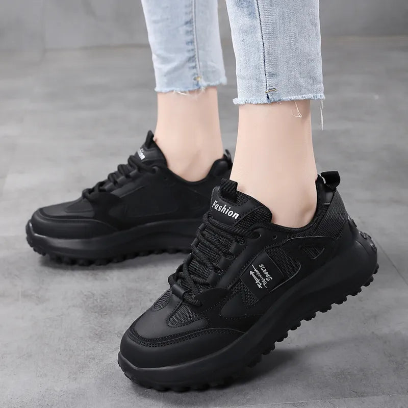 Women's Platform Trainers ⎜ Comfortable Shoes with a Sporty Design for Everyday Wear and Comfort