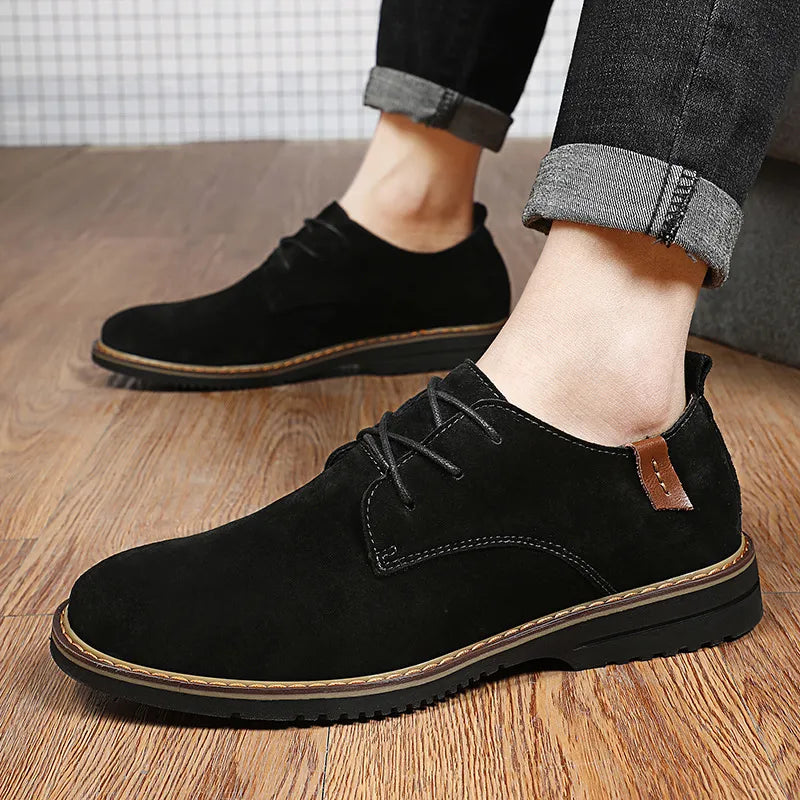 Men's Lace - Up Shoes ⎜ Comfortable Leather Shoes in a Casual Style for Spring and Everyday Wear
