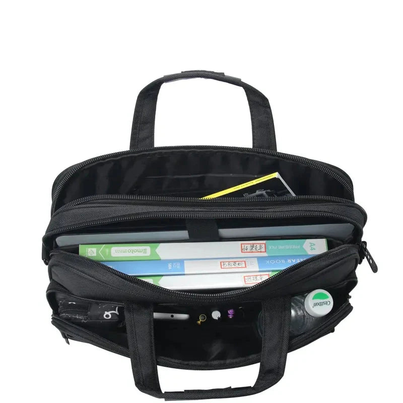 Laptop Bag for Men ⎜ Waterproof Oxford Briefcase with Plenty of Storage Space and Robust Workmanship