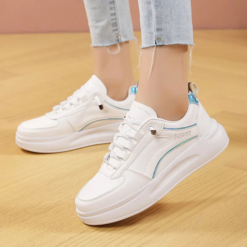 Women's Trainers ⎜ Comfortable Platform Shoes with a Trendy Design and Soft Sole for Everyday Wear