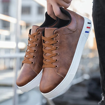 Men's Casual Sneakers ⎜ Trendy Casual Shoes with High - Quality Faux Leather and a Sporty Design