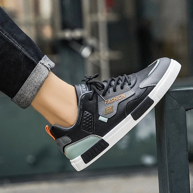 Men's Sneakers ⎜ Comfortable Casual Shoes Made of Leather with a Special Design for Sport and Everyday Wear