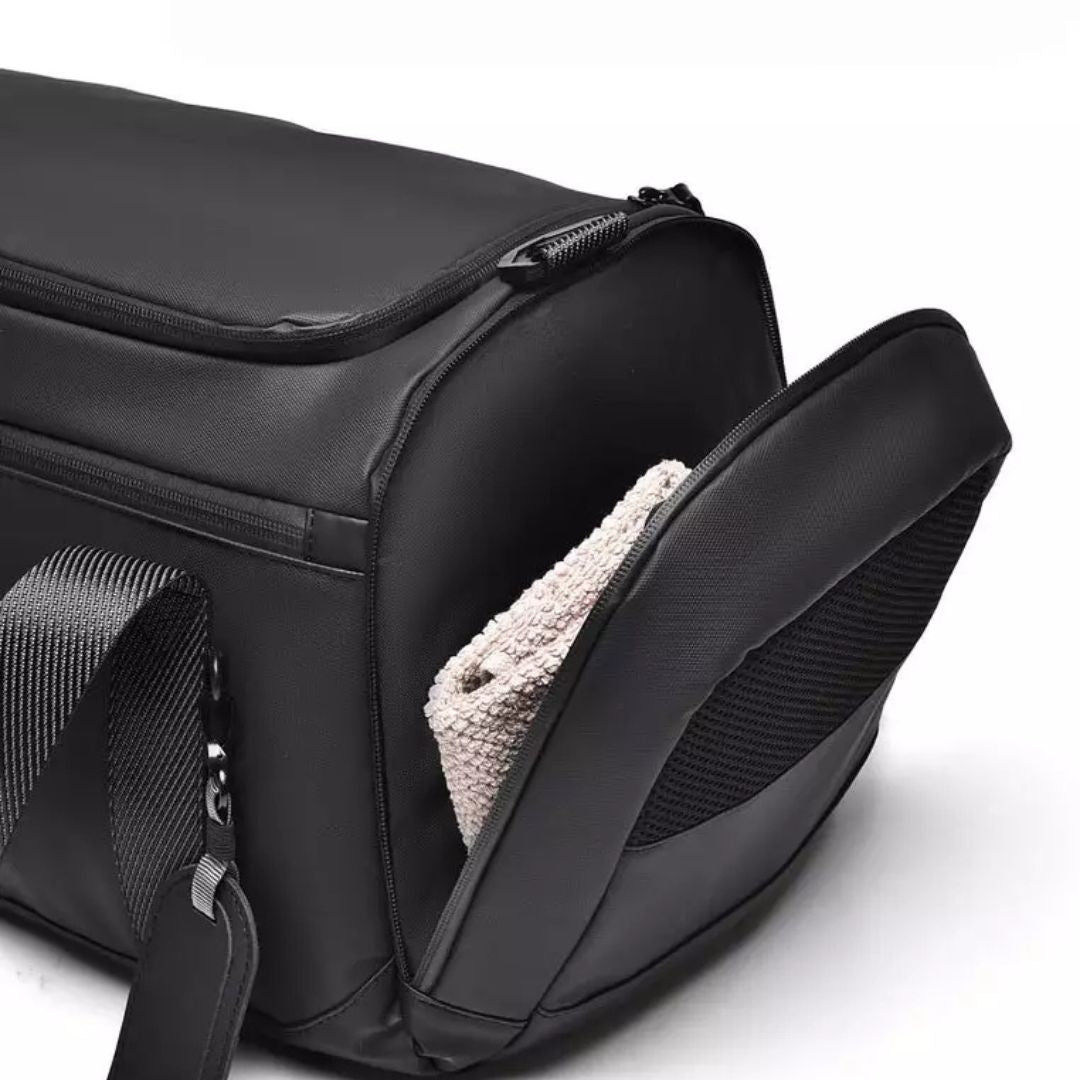 Travel Bag for Men ⎜ Large Capacity with Separate Compartment for Wet and Dry Items