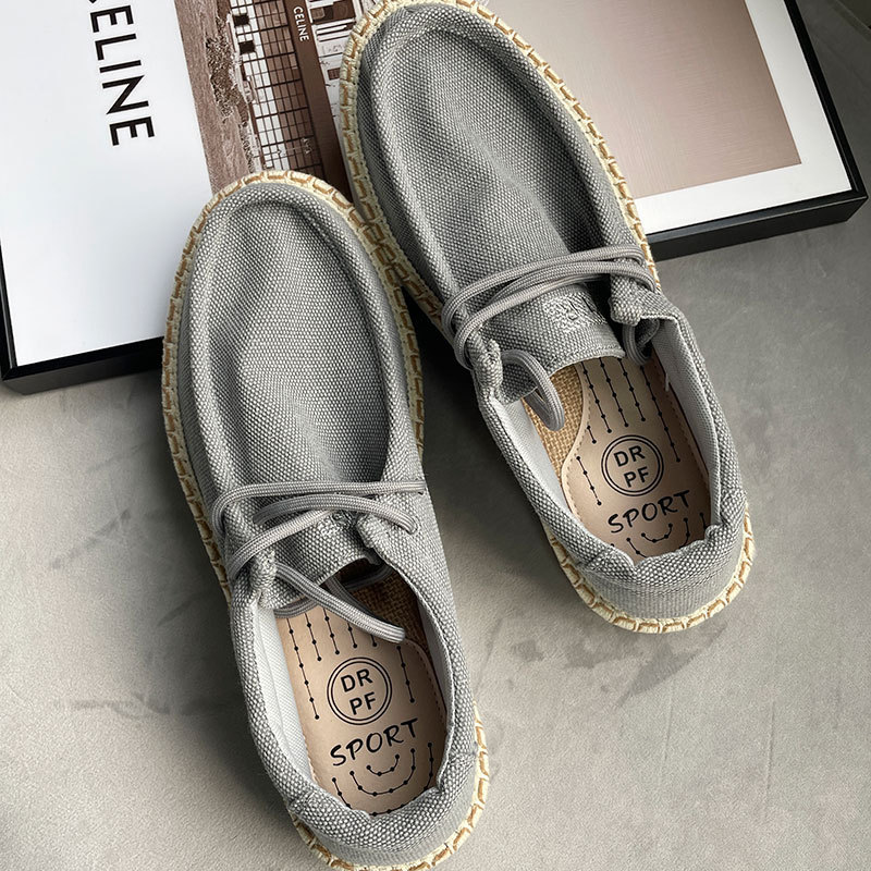Men's Slip - on Shoes ⎜ Comfortable Summer - Style Canvas Shoes for Leisure and Everyday Wear