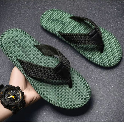 Men's Toe Separators for Summer ⎜ Comfortable Beach Sandals with Non - Slip Sole and Mesh Design