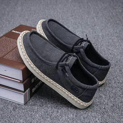 Men's Slip - on Shoes ⎜ Comfortable Summer - Style Canvas Shoes for Leisure and Everyday Wear