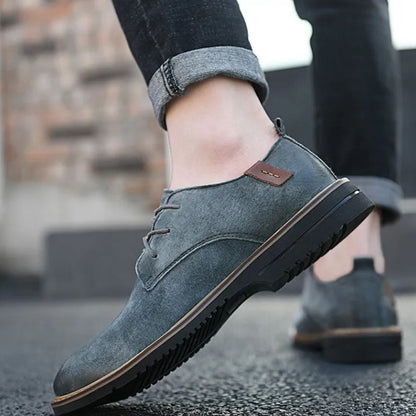 Men's Lace - Up Shoes ⎜ Comfortable Leather Shoes in a Casual Style for Spring and Everyday Wear