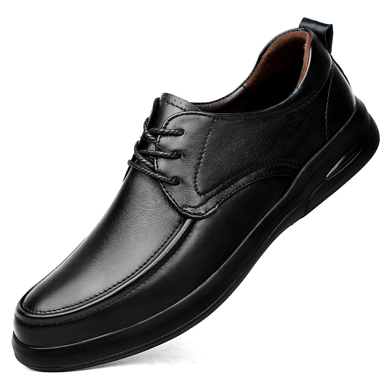 Men's Leather Shoes ⎜ Comfortable Lace - Up Shoes in a Business Design with a Soft Sole for Everyday Wear