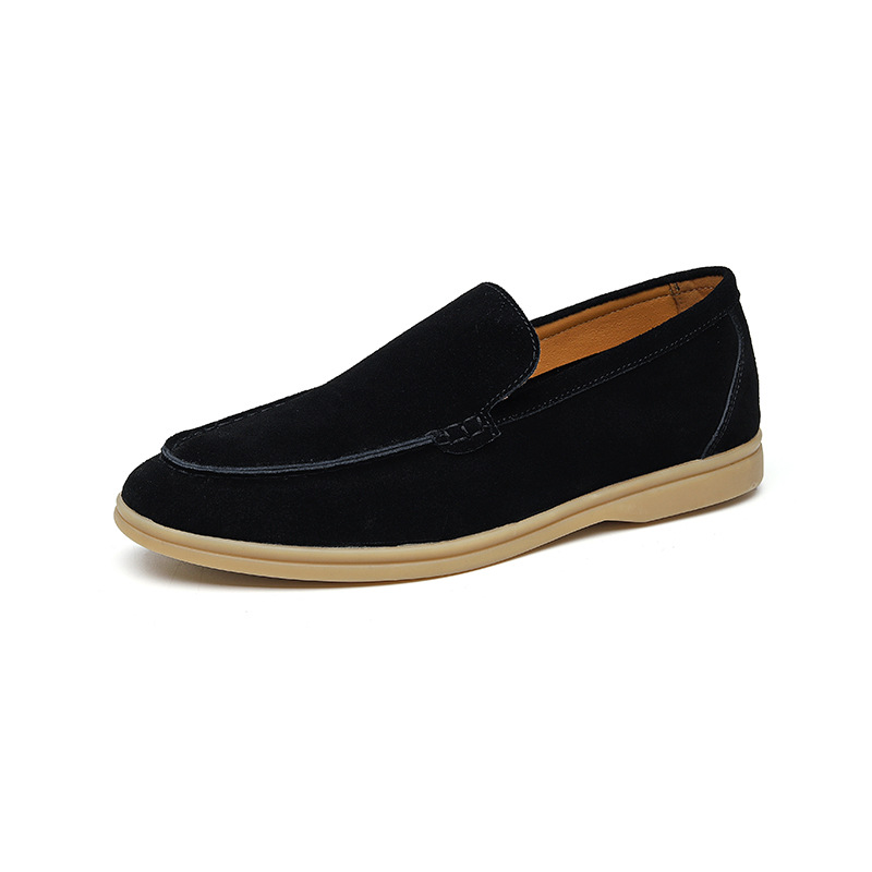 Men's Slip - on Moccasins ⎜ Comfortable Suede Shoes for Autumn in Several Colours