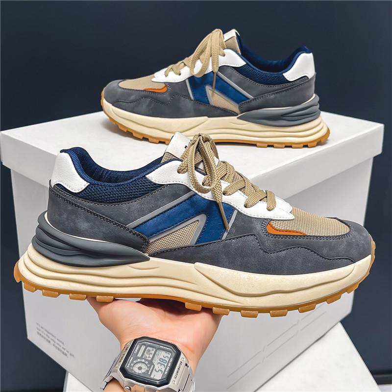Men's Sneakers ⎜ Breathable Mesh Shoes with Platform and Raised Sole for Autumn