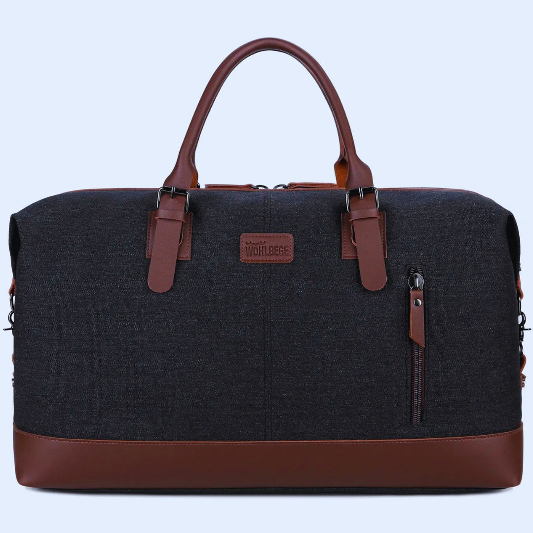 Travel Bag for Men ⎜ Robust Canvas Bag with Large Capacity for Sports and Outdoor Use