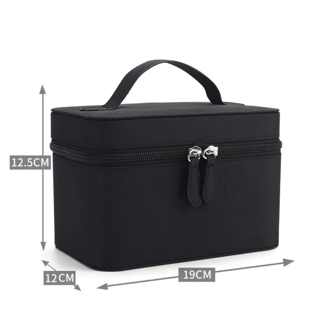 Cosmetics Bag for Women ⎜ Water - Repellent Design with Integrated Mirror and Practical Carrying Handle