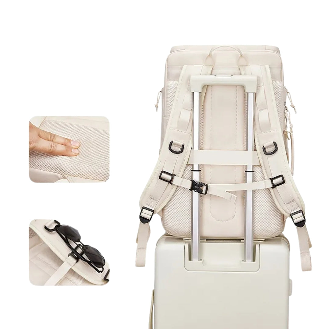 Large Backpack for Men ⎜ Versatile Travel and Leisure Carrier with Practical Compartments