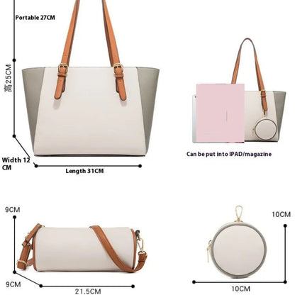 Three - in - One Handbag ⎜ Stylish Bag with Plenty of Storage Space and Accessories