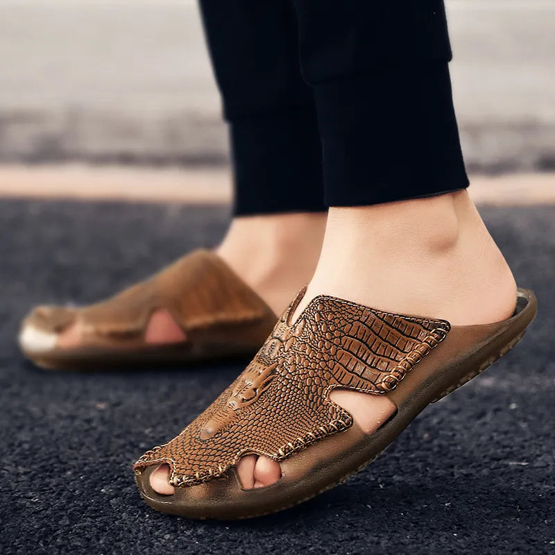 Closed Toe Slip - on Shoes for Men ⎜ Comfortable Casual Shoes for Outdoor Activities